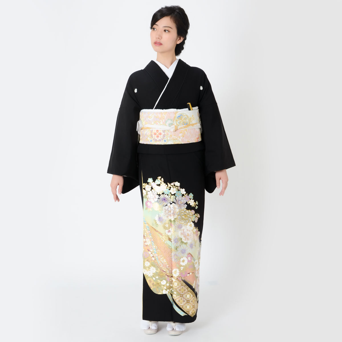 J298☆送料込み❣️ 黒留袖 着物 4枚 まとめ売り❣️ kimono-kurihara_e11005-05