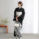 専用　ご予約　振袖　桂由美　関芳　牡丹　鶴　黒　銀　袋帯 専用 ご予約 振袖 桂由美 関芳 牡丹 鶴 黒 銀 袋帯 - メルカリ