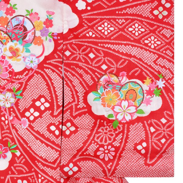 専用です☆アンティークピンクの着物に束ね熨斗のミニだらりの帯セット 専用です☆アンティークピンクの着物に束ね熨斗のミニだらりの帯