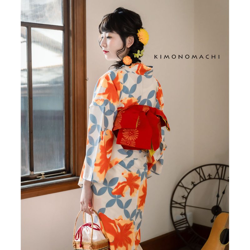 Yukata 金魚 かわいい浴衣 Mlroubaix 浴衣 金魚 かわいい KIMONOMACHI